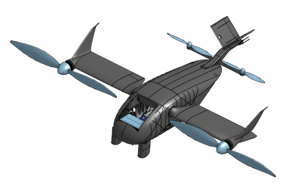 Urban Rescue Mark IV passenger eVTOL aircraft (concept design)