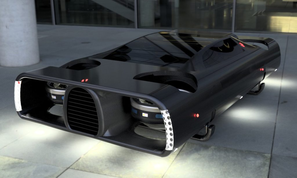 Ace VTOL Slipstream Elite two passenger eVTOL concept design, front view